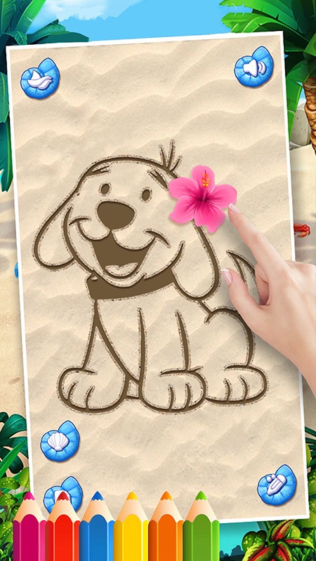 小猪爱画画沙滩版安卓最新版下载v1.0_wishdown.com 小猪爱画画沙滩版安卓最新版下载v1.0_wishdown.com
