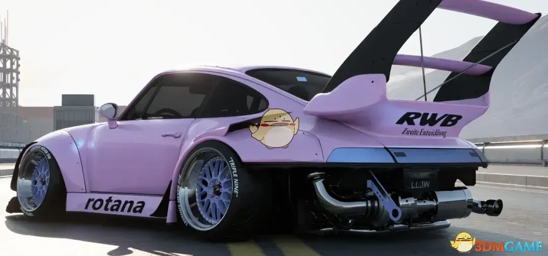 《赛博朋克2077》保时捷 993 RWB超级跑车MOD_wishdown.com 《赛博朋克2077》保时捷 993 RWB超级跑车MOD_wishdown.com