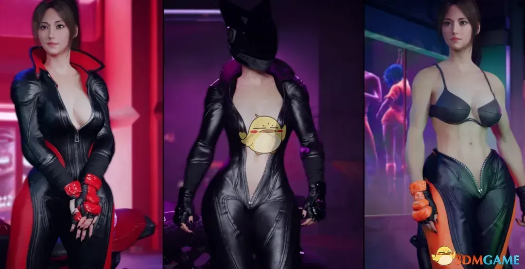 《赛博朋克2077》机车少女服装MOD_wishdown.com 《赛博朋克2077》机车少女服装MOD_wishdown.com