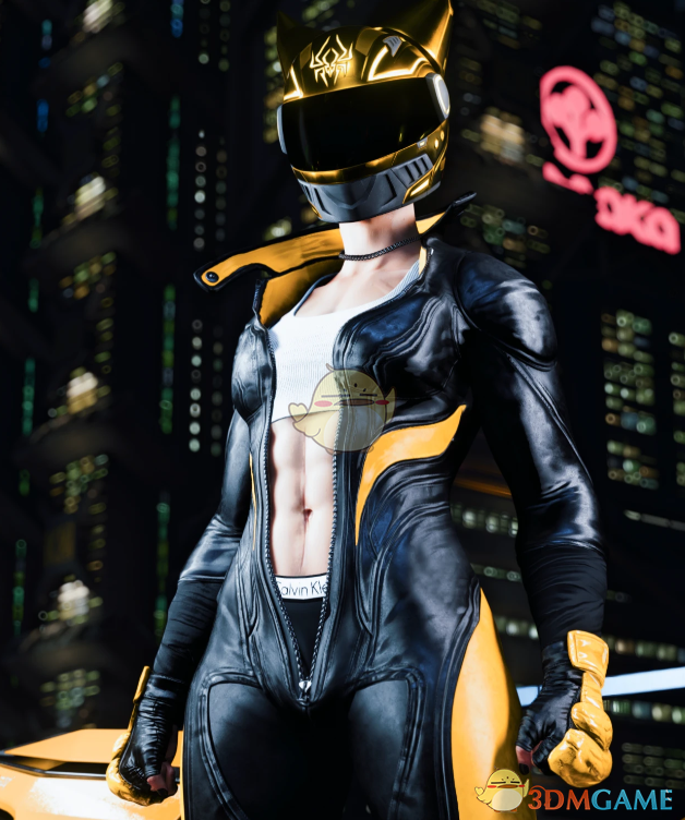 《赛博朋克2077》机车少女服装MOD_wishdown.com 《赛博朋克2077》机车少女服装MOD_wishdown.com