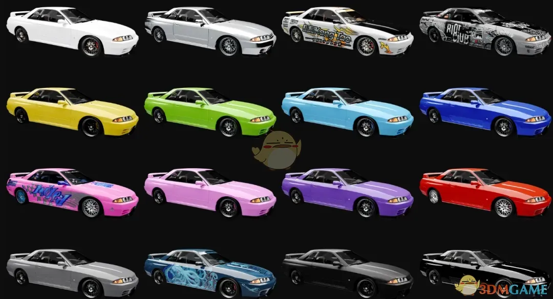 《赛博朋克2077》日产天际线 R32赛车MOD_wishdown.com 《赛博朋克2077》日产天际线 R32赛车MOD_wishdown.com