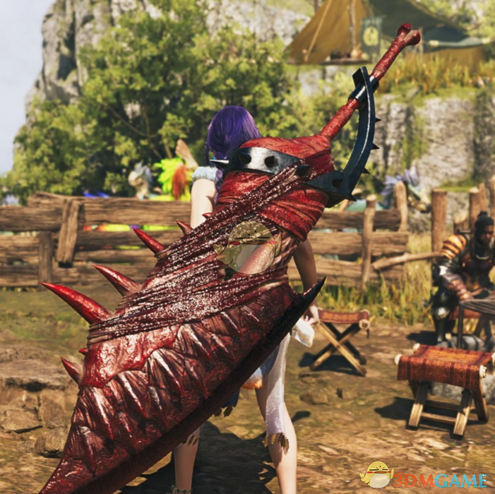 《怪物猎人:荒野》猩红的女武神骨剑MOD_wishdown.com 《怪物猎人:荒野》猩红的女武神骨剑MOD_wishdown.com