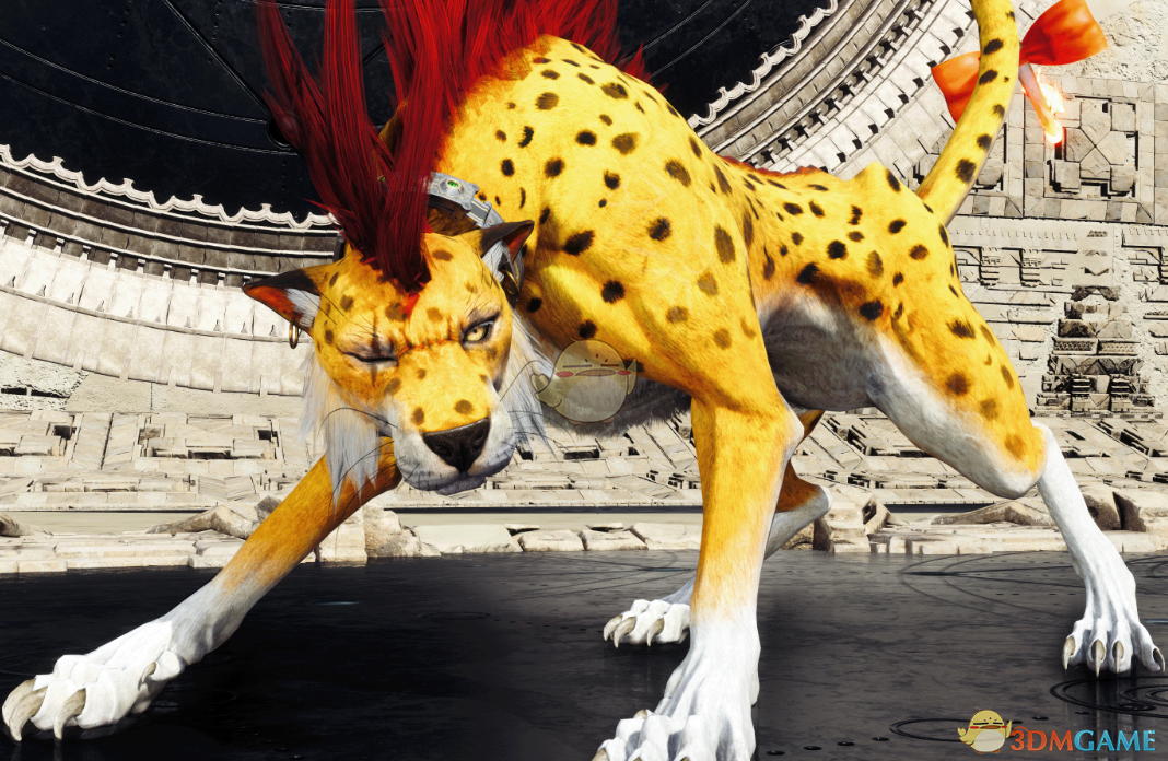 《最终幻想7:重生》赤红十三的勇者斗恶龙剑齿虎外观MOD_wishdown.com 《最终幻想7:重生》赤红十三的勇者斗恶龙剑齿虎外观MOD_wishdown.com