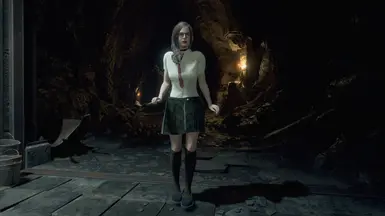 《生化危机4:重制版》穿着校服的阿什利MOD_wishdown.com 《生化危机4:重制版》穿着校服的阿什利MOD_wishdown.com