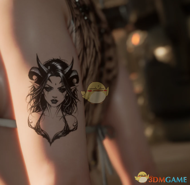 《剑星》伊芙的黑白纹身MOD_wishdown.com 《剑星》伊芙的黑白纹身MOD_wishdown.com