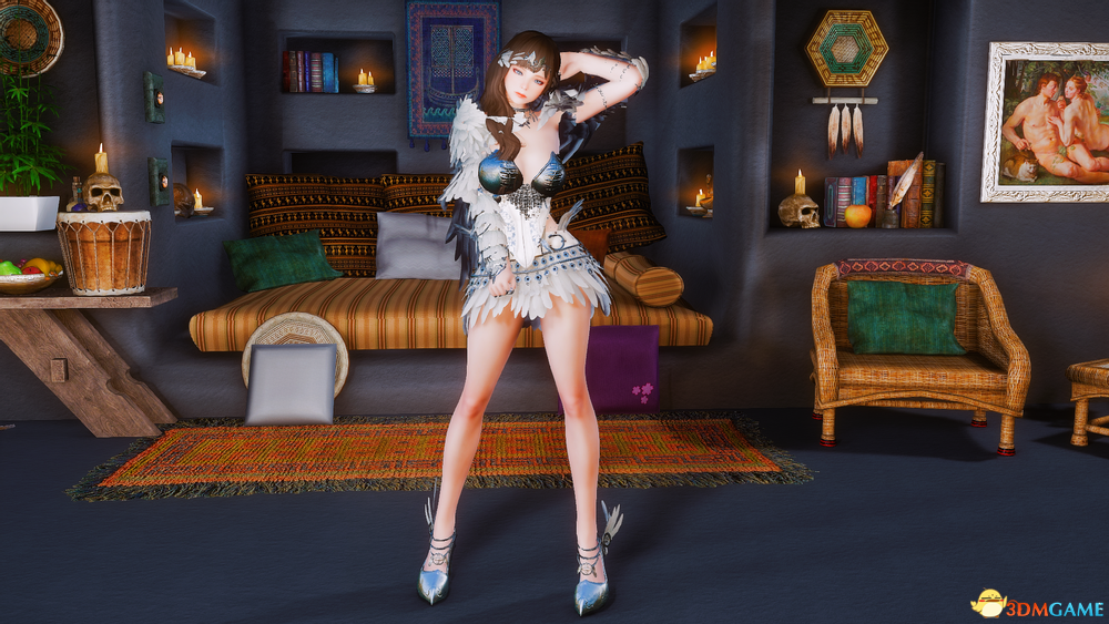 《上古卷轴5:天际重制版》黑沙洛英里服装MOD_wishdown.com 《上古卷轴5:天际重制版》黑沙洛英里服装MOD_wishdown.com