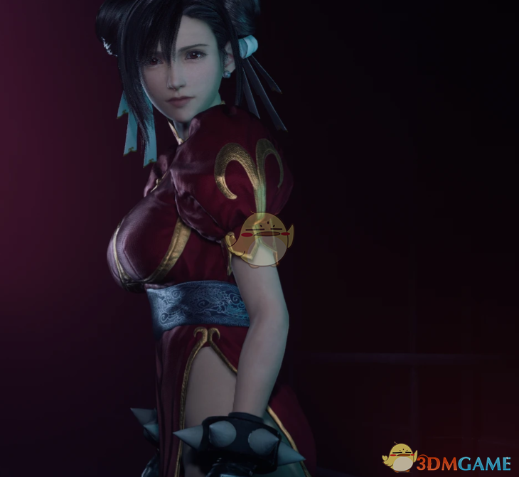 《最终幻想7:重生》蒂法的街头霸王春丽服装MOD_wishdown.com 《最终幻想7:重生》蒂法的街头霸王春丽服装MOD_wishdown.com