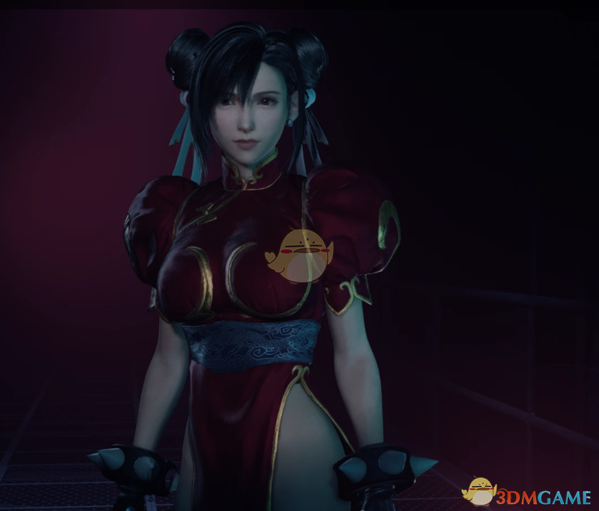 《最终幻想7:重生》蒂法的街头霸王春丽服装MOD_wishdown.com 《最终幻想7:重生》蒂法的街头霸王春丽服装MOD_wishdown.com