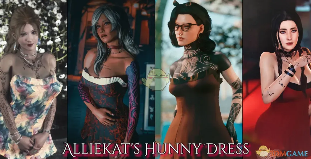 《赛博朋克2077》甜蜜连衣裙MOD_wishdown.com 《赛博朋克2077》甜蜜连衣裙MOD_wishdown.com