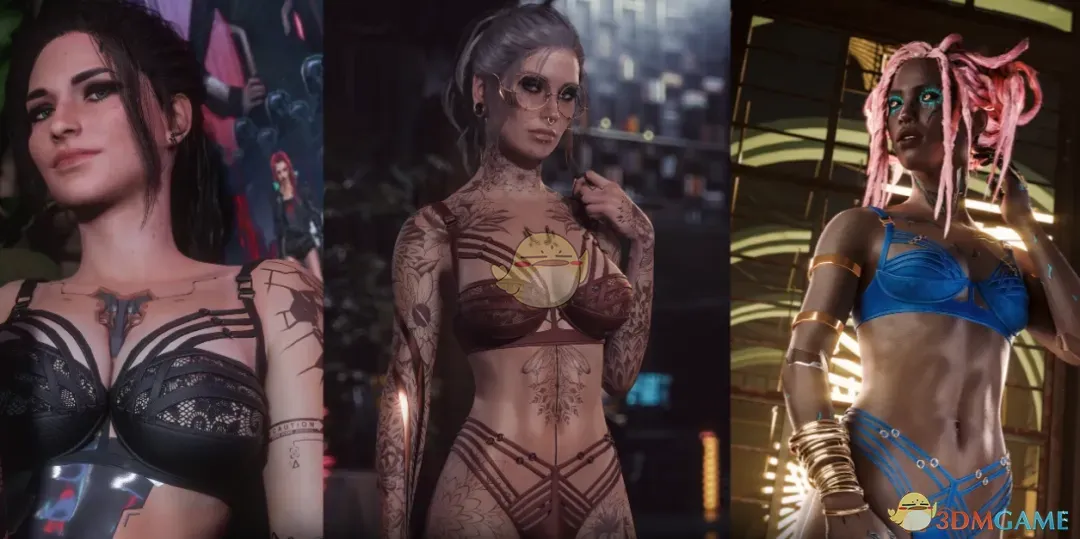 《赛博朋克2077》RAS系带内衣MOD_wishdown.com 《赛博朋克2077》RAS系带内衣MOD_wishdown.com