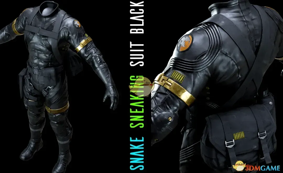 《合金装备3:重制版》蛇的黑色潜行服MOD_wishdown.com 《合金装备3:重制版》蛇的黑色潜行服MOD_wishdown.com