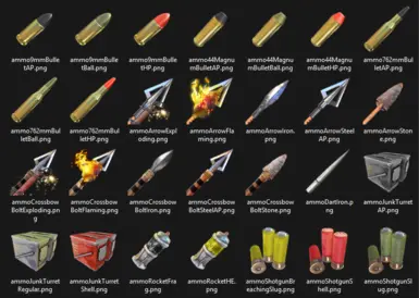 《七日杀》返回原版弹药图标MOD_wishdown.com 《七日杀》返回原版弹药图标MOD_wishdown.com