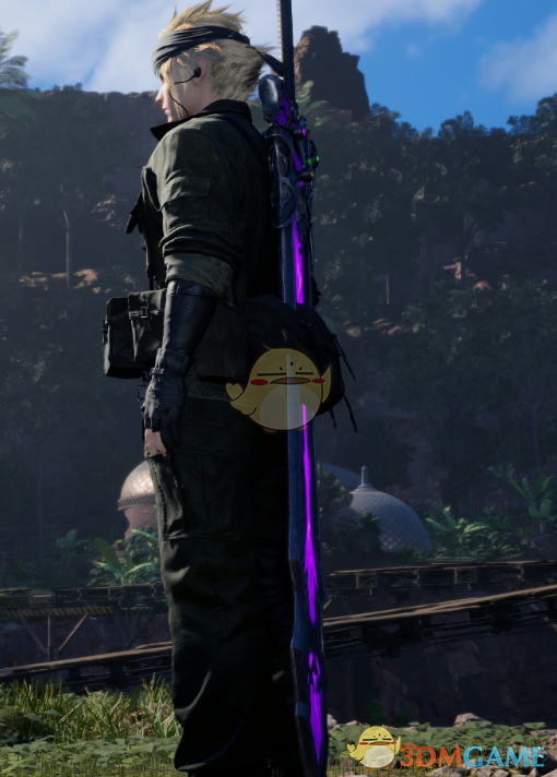 《最终幻想7:重生》克劳德的合金装备3蛇装扮MOD_wishdown.com 《最终幻想7:重生》克劳德的合金装备3蛇装扮MOD_wishdown.com