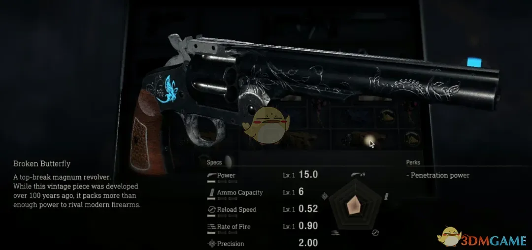 《生化危机4:重制版》折翼蝴蝶的蓝玫瑰纹理MOD_wishdown.com 《生化危机4:重制版》折翼蝴蝶的蓝玫瑰纹理MOD_wishdown.com