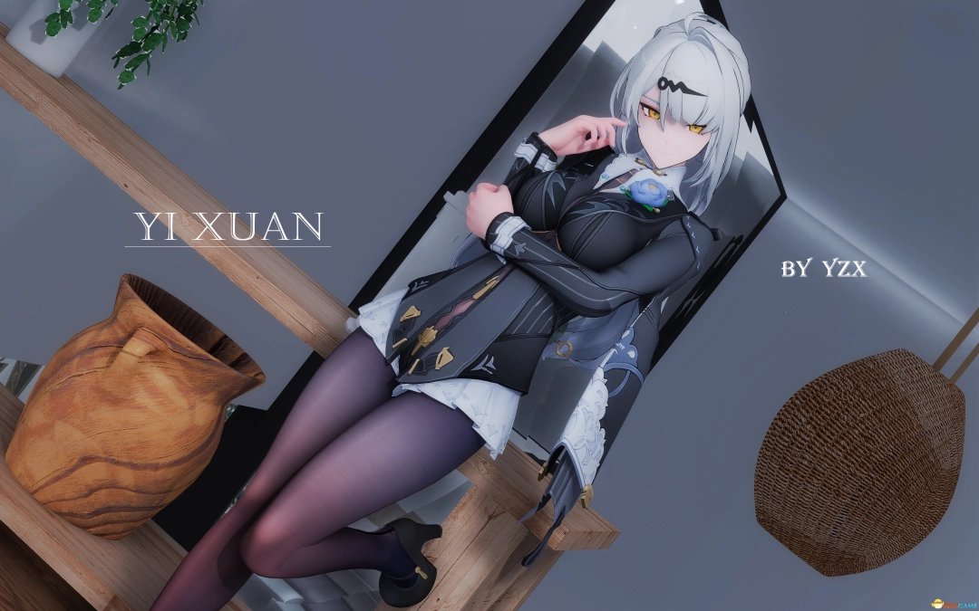 《上古卷轴5:天际重制版》绝区零女随从仪玄MOD_wishdown.com 《上古卷轴5:天际重制版》绝区零女随从仪玄MOD_wishdown.com