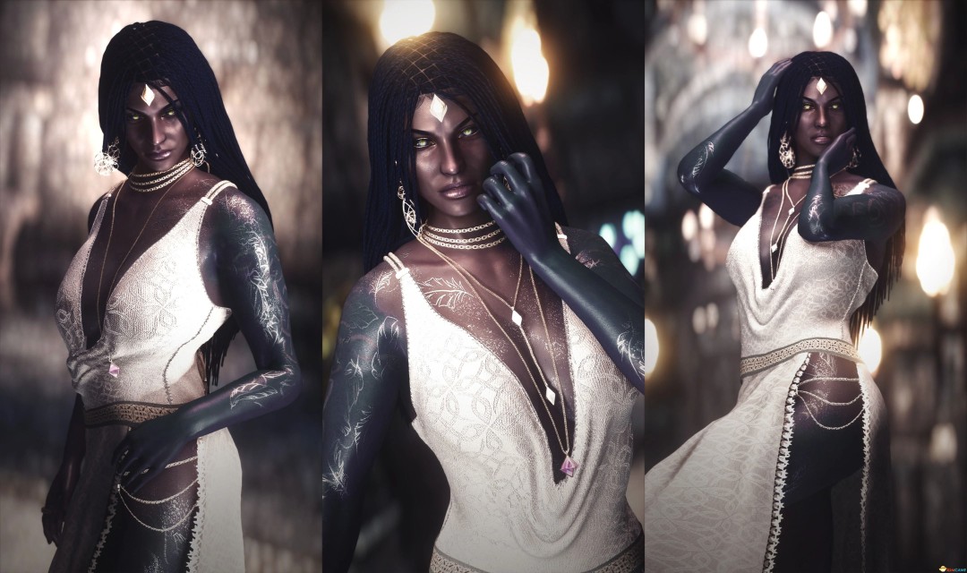 《上古卷轴5:天际重制版》诺克图娜尔恩赐长裙MOD_wishdown.com 《上古卷轴5:天际重制版》诺克图娜尔恩赐长裙MOD_wishdown.com