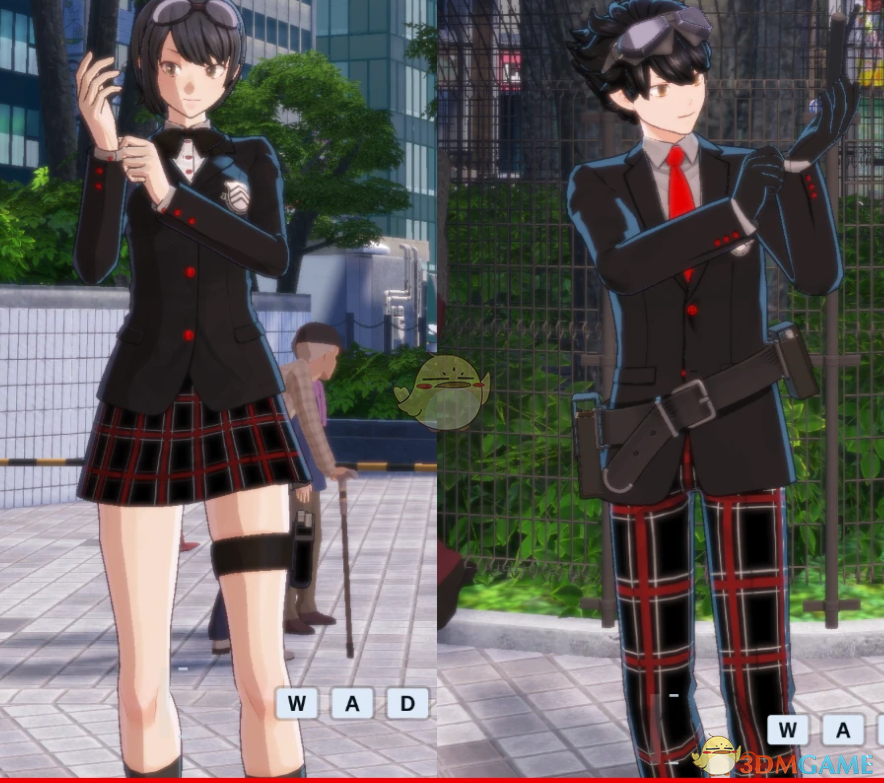 《数码宝贝物语:时空异客》女神异闻录校服MOD_wishdown.com 《数码宝贝物语:时空异客》女神异闻录校服MOD_wishdown.com