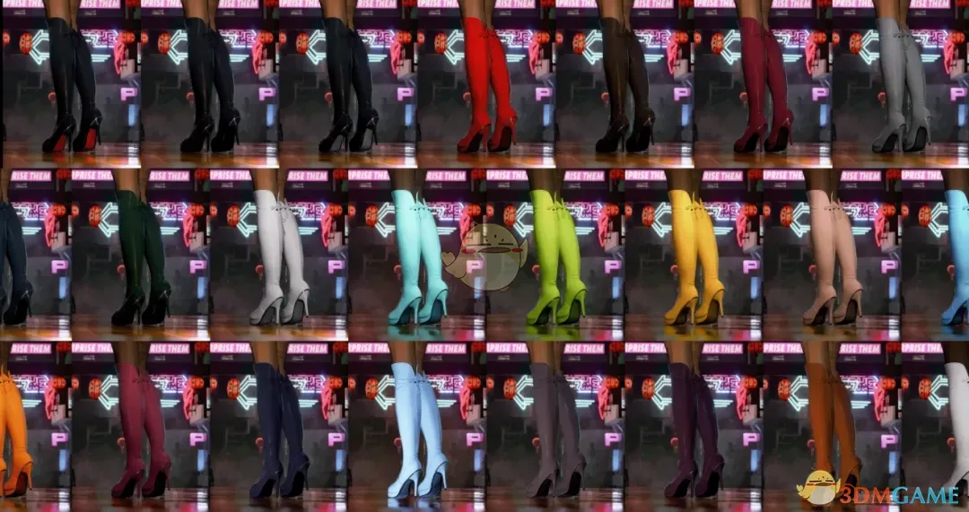 《赛博朋克2077》蝴蝶结长靴MOD_wishdown.com 《赛博朋克2077》蝴蝶结长靴MOD_wishdown.com