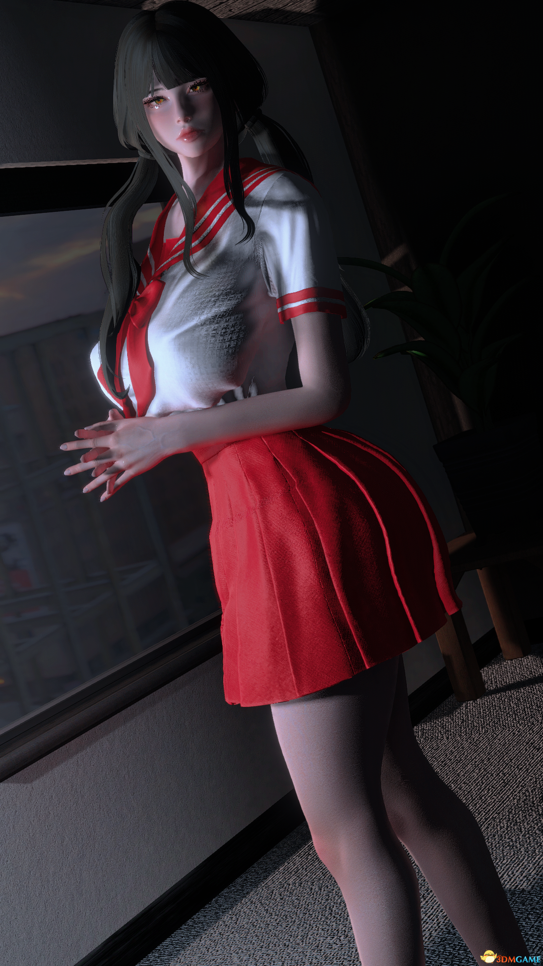 《上古卷轴5:天际重制版》校园水手服MOD_wishdown.com 《上古卷轴5:天际重制版》校园水手服MOD_wishdown.com