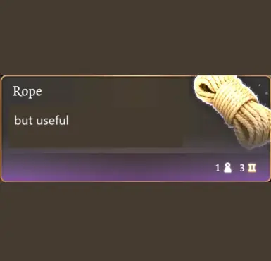 《博德之门3》有用的绳索MOD_wishdown.com 《博德之门3》有用的绳索MOD_wishdown.com