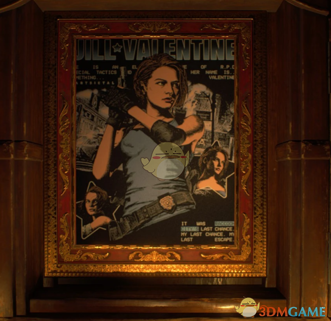 《生化危机4:重制版》吉尔艺术海报画像MOD_wishdown.com 《生化危机4:重制版》吉尔艺术海报画像MOD_wishdown.com