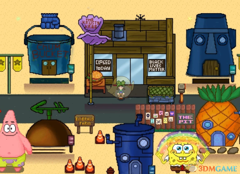 《星露谷物语》海绵宝宝比奇堡农舍MOD_wishdown.com 《星露谷物语》海绵宝宝比奇堡农舍MOD_wishdown.com