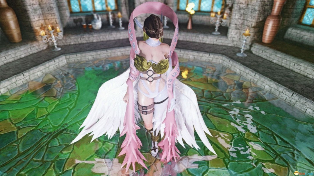 《上古卷轴5:天际重制版》数码暴龙天女兽套装MOD_wishdown.com 《上古卷轴5:天际重制版》数码暴龙天女兽套装MOD_wishdown.com