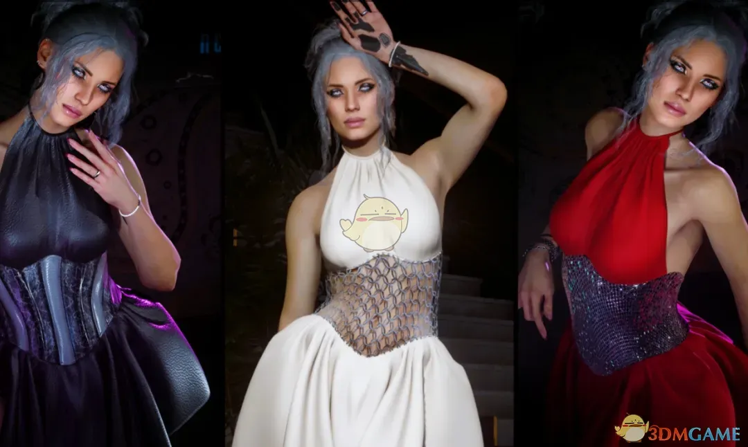 《赛博朋克2077》欢乐派对礼裙MOD_wishdown.com 《赛博朋克2077》欢乐派对礼裙MOD_wishdown.com