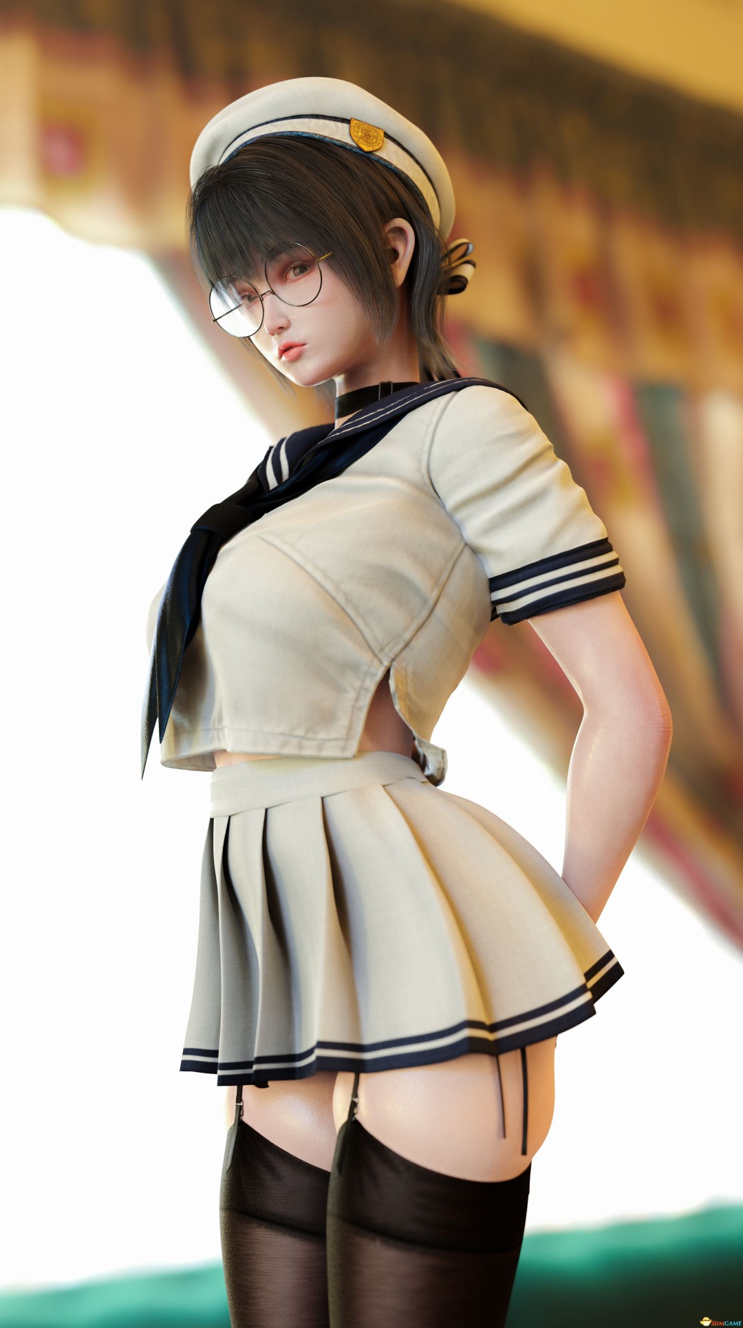 《上古卷轴5:天际重制版》日风水手服MOD_wishdown.com 《上古卷轴5:天际重制版》日风水手服MOD_wishdown.com