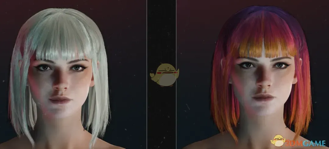 《赛博朋克2077》时尚波波短发MOD_wishdown.com 《赛博朋克2077》时尚波波短发MOD_wishdown.com