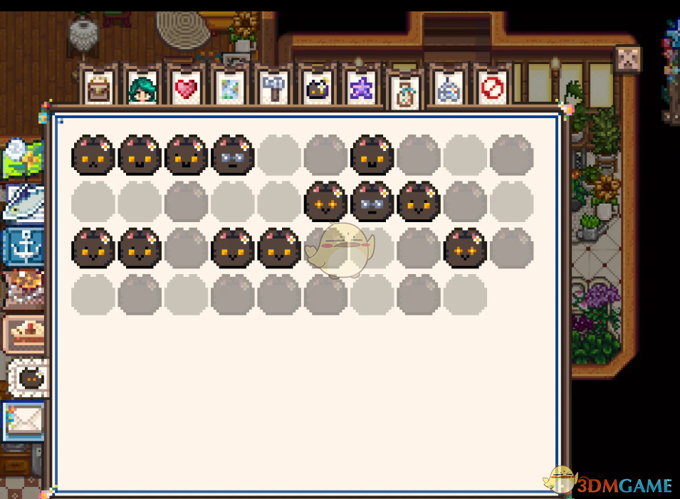 《星露谷物语》猫咪主题UI界面MOD_wishdown.com 《星露谷物语》猫咪主题UI界面MOD_wishdown.com