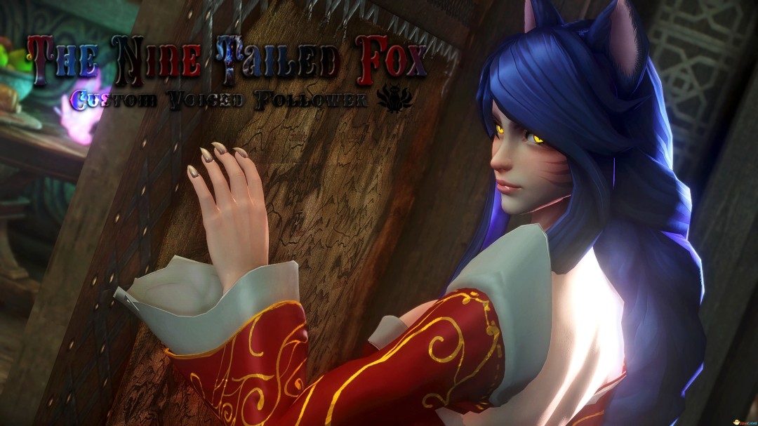 《上古卷轴5:天际重制版》九尾妖狐女随从阿狸MOD_wishdown.com 《上古卷轴5:天际重制版》九尾妖狐女随从阿狸MOD_wishdown.com