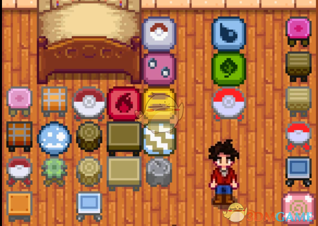 《星露谷物语》宝可梦主题家具MOD_wishdown.com 《星露谷物语》宝可梦主题家具MOD_wishdown.com
