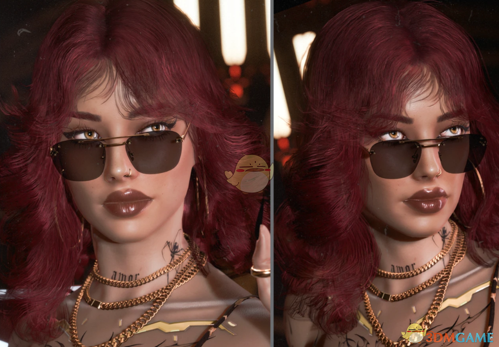 《赛博朋克2077》层次羽毛剪长发MOD_wishdown.com 《赛博朋克2077》层次羽毛剪长发MOD_wishdown.com