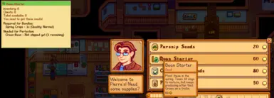 《星露谷物语》种子的信息MOD_wishdown.com 《星露谷物语》种子的信息MOD_wishdown.com