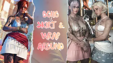 《赛博朋克2077》迷你波西米亚裙与裹身裙MOD_wishdown.com 《赛博朋克2077》迷你波西米亚裙与裹身裙MOD_wishdown.com