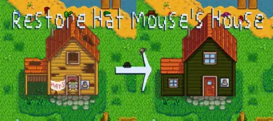 《星露谷物语》修复帽鼠的房子MOD_wishdown.com 《星露谷物语》修复帽鼠的房子MOD_wishdown.com