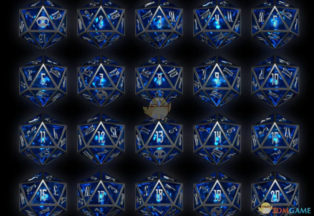 《博德之门3》发光水晶骰子MOD_wishdown.com 《博德之门3》发光水晶骰子MOD_wishdown.com