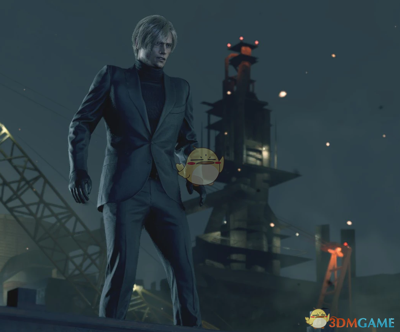 《生化危机4:重制版》里昂的威斯克黑色西装MOD_wishdown.com 《生化危机4:重制版》里昂的威斯克黑色西装MOD_wishdown.com