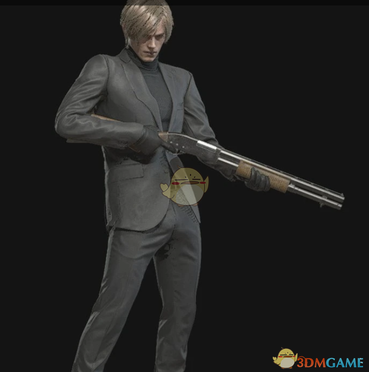 《生化危机4:重制版》里昂的威斯克黑色西装MOD_wishdown.com 《生化危机4:重制版》里昂的威斯克黑色西装MOD_wishdown.com