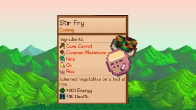 《星露谷物语》合理的炒菜MOD_wishdown.com 《星露谷物语》合理的炒菜MOD_wishdown.com