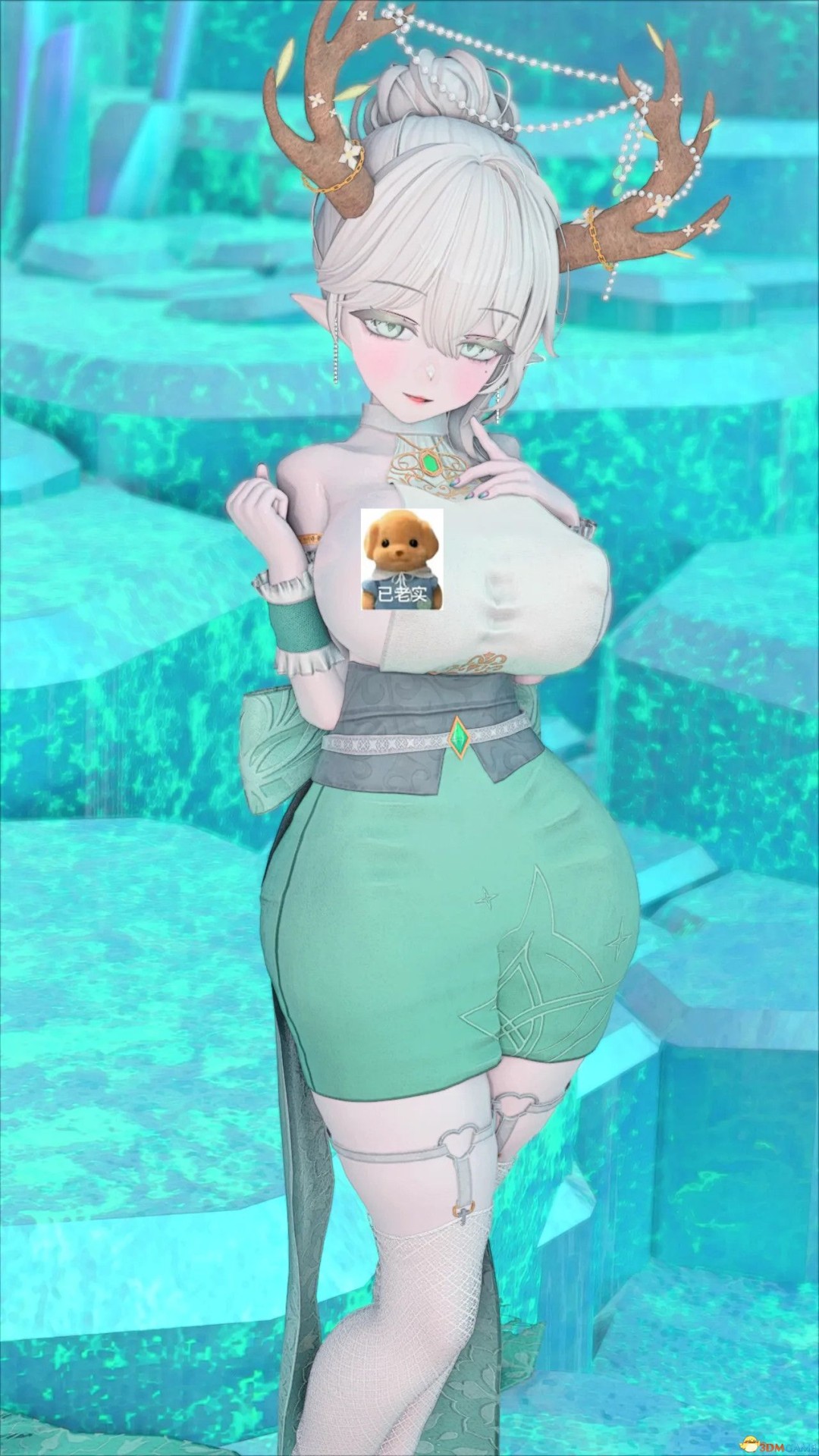 《上古卷轴5:天际重制版》翡翠诺鲁套装MOD_wishdown.com 《上古卷轴5:天际重制版》翡翠诺鲁套装MOD_wishdown.com