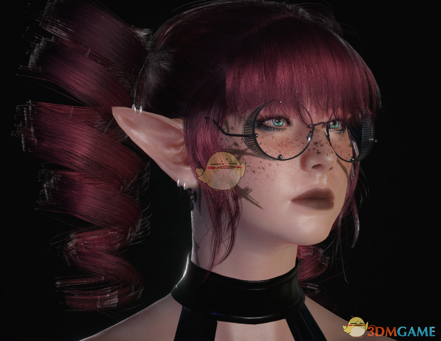 《赛博朋克2077》螺旋式双马尾MOD_wishdown.com 《赛博朋克2077》螺旋式双马尾MOD_wishdown.com