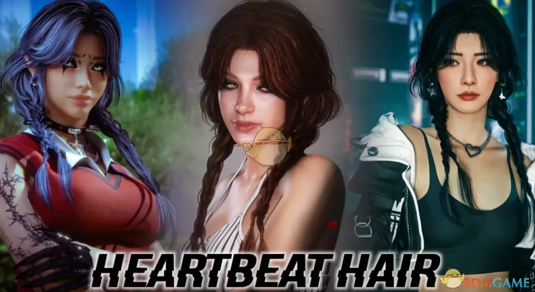 《赛博朋克2077》心动双马尾辫MOD_wishdown.com 《赛博朋克2077》心动双马尾辫MOD_wishdown.com