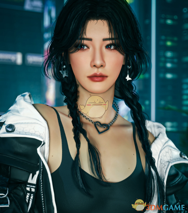 《赛博朋克2077》心动双马尾辫MOD_wishdown.com 《赛博朋克2077》心动双马尾辫MOD_wishdown.com