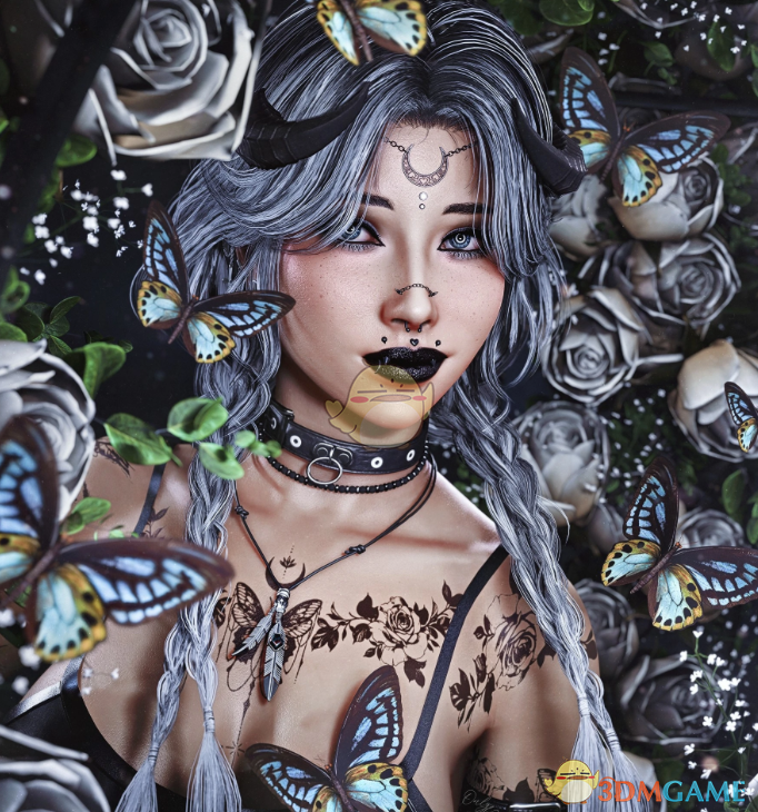 《赛博朋克2077》心动双马尾辫MOD_wishdown.com 《赛博朋克2077》心动双马尾辫MOD_wishdown.com