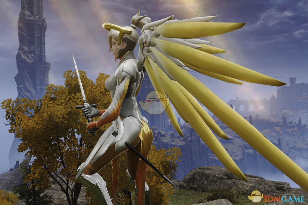 《艾尔登法环》守望先锋天使外观MOD_wishdown.com 《艾尔登法环》守望先锋天使外观MOD_wishdown.com