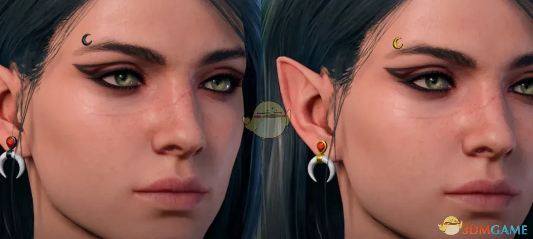 《博德之门3》黑金耳环MOD_wishdown.com 《博德之门3》黑金耳环MOD_wishdown.com