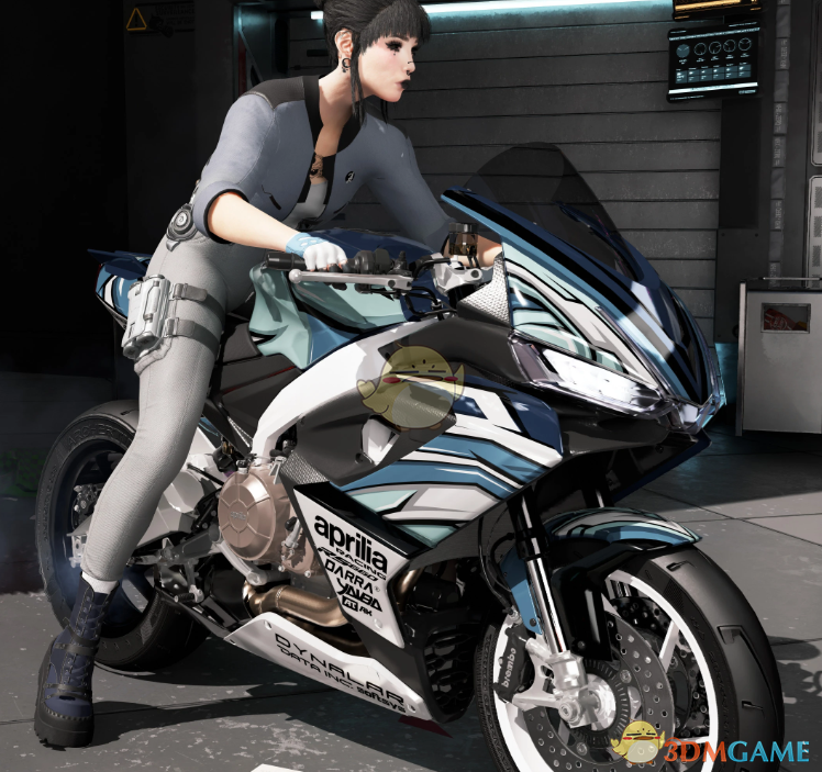 《赛博朋克2077》阿普利亚RS660摩托车MOD_wishdown.com 《赛博朋克2077》阿普利亚RS660摩托车MOD_wishdown.com