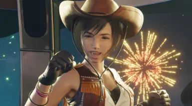 《最终幻想7:重生》尤菲牛仔服装MOD_wishdown.com 《最终幻想7:重生》尤菲牛仔服装MOD_wishdown.com